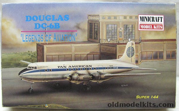 Minicraft 1/144 Douglas DC-6B - Pan Am or SAS, 14442 plastic model kit